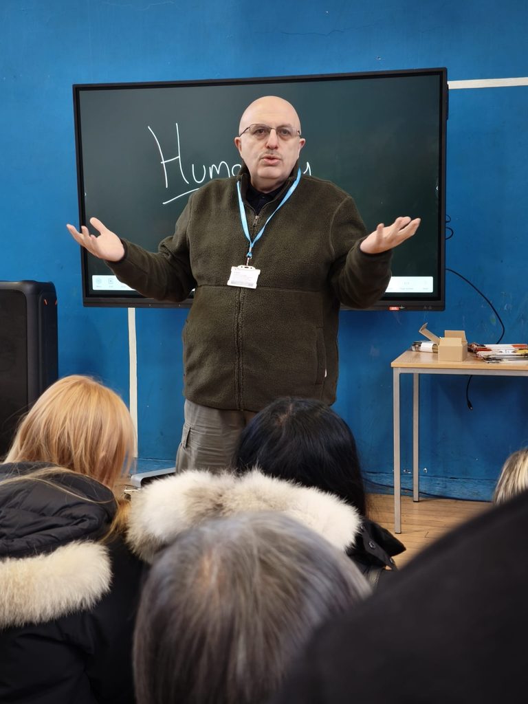 Inspiring Youth for Action: Dr. Kerim Balcı Leads Human Rights Solidarity Workshop kerim balci